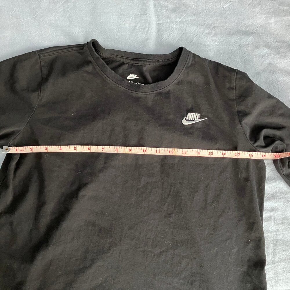 Women's Black Nike Sportswear LONG SLEEVE Tee Size Large - Picture 4 of 5